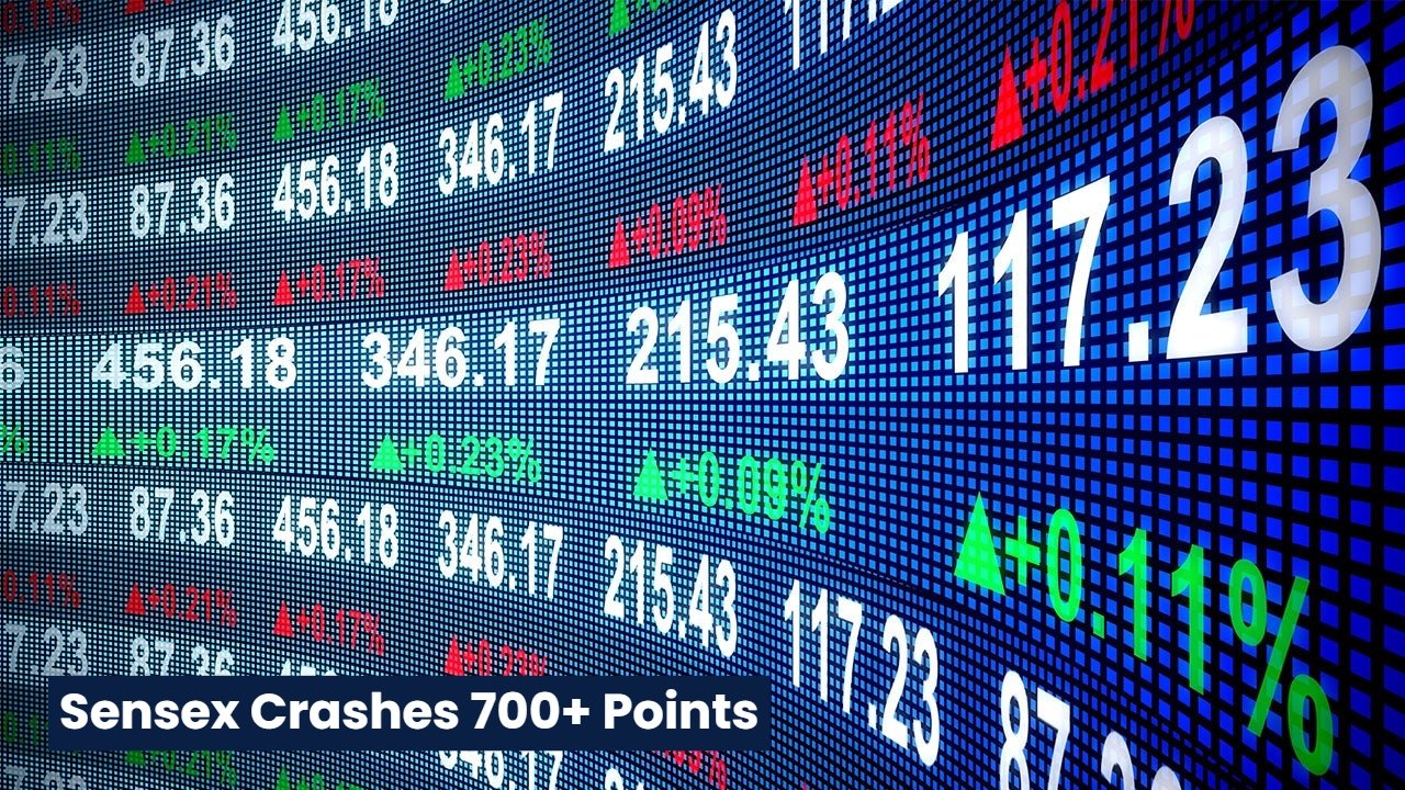 Sensex Crashes 700+ Points: Why Indian Stock Market Fell Today and What Investors Should Do Now